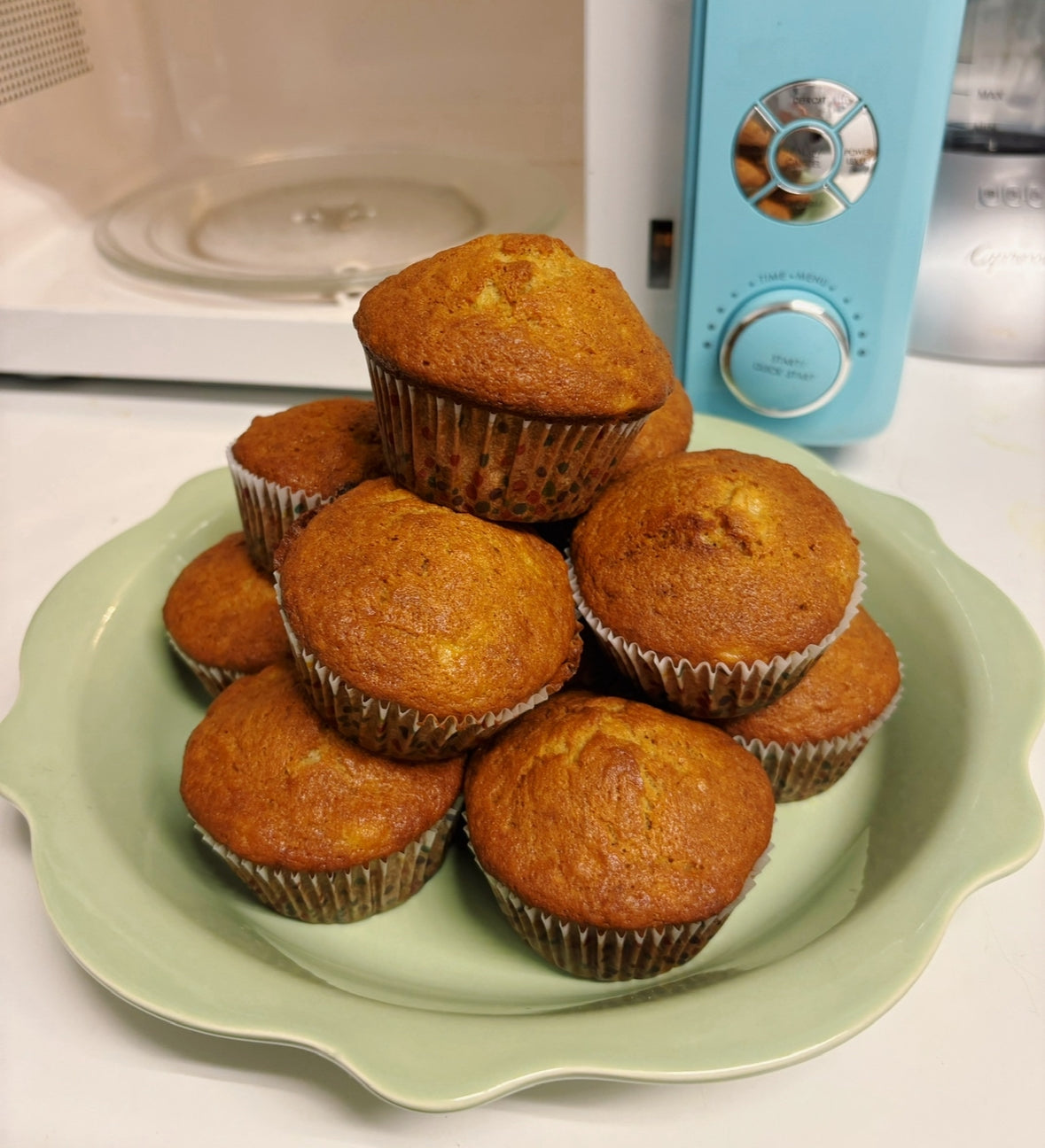 banana bread muffins